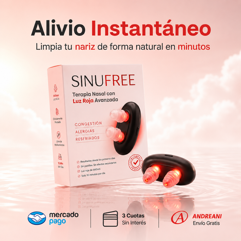Sinufree™ - Siente el alivio de respirar mejor