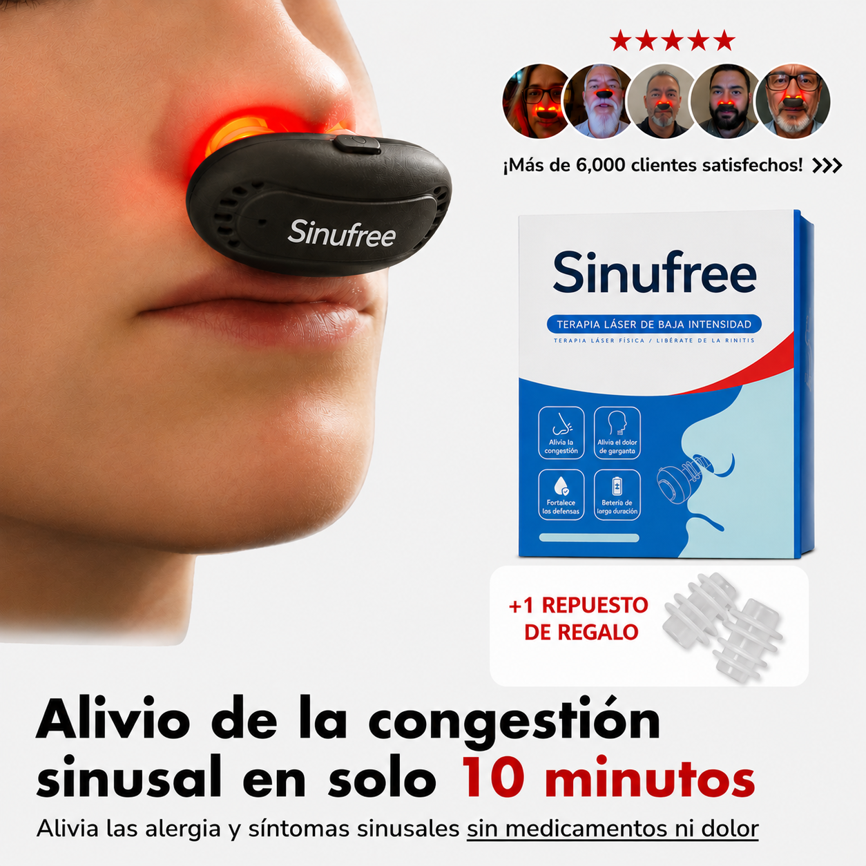 Sinufree™ - Siente el alivio de respirar mejor